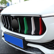 For Maserati Levante 2016 2017 Car Front Hood Grille Grill Garnish Trim Styling Strips Molding Accessories ABS 3Pcs/set 2024 - buy cheap