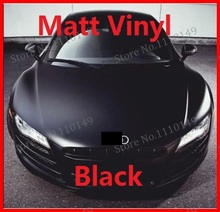 1 PC 1.52Mx50cm Matt Black Vinyl Film car wrap 59.84" X 19.69" Matte vinyl car sticker many color option FREE SHIPPING 2024 - buy cheap