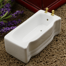 Modelo de lavabo de bañera para niños, juego de simulación de baño, casa de muñecas, juguete de decoración en miniatura, 1/12, 1/12 2024 - compra barato