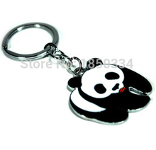 HOT 50pcs Fashion Vintage Alloy Enamel Alloy  Panda Charm Keychain Gifts Fit Key Chains Accessories Jewelry D36 2024 - купить недорого