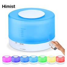HIMIST 500ML Electric Air Humidifier with Remote Control Essential Oil Diffuser Aromatherapy LED Lamp Ultrasonic Cool Mist Maker 2024 - buy cheap