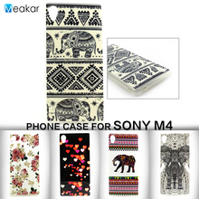 Pattern Soft TPU Silicon 5.0for Sony Xperia M4 Aqua Case For Sony Xperia M4 Aqua E2303 E2333 Cell Phone back Cover Case 2024 - buy cheap