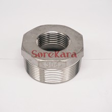 304 Stainless Steel Reducer 2" BSP Male Thread to 1" BSP Female Thread Reducing Bush adapter Fitting Gas Air Water Fuel 2024 - buy cheap