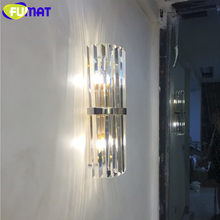 FUMAT Modern Wall Lamp Creative Crystal Wall Light LED Light Luxury Lustre Bedside Lamp for Living Room Bedroom Stair Corridor 2024 - buy cheap