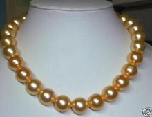 12 мм золото ожерелье из Южного морского жемчуга ожерелье 18 дюйм(ов) 2024 - купить недорого