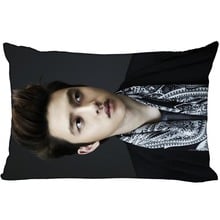 Hot KPOP EXO D.O. Pillowcase two sides Printed Satin Pillowcases Zipper Rectangle Pillow Cover Custom your image more size 2024 - buy cheap