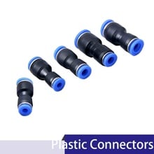 Air Pneumatic 10mm 8mm 6mm 12mm 4mm 16mm OD Hose Tube One Touch Push Into Straight Gas Fittings Plastic Quick Connectors Fitting 2024 - buy cheap