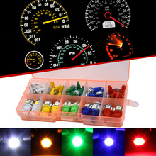 Car Auto T5 T10 LED 5050 SMD Instrument Panel Dashboard Light Bulb Green Red White Blue Yellow Lamp 12V 2024 - buy cheap