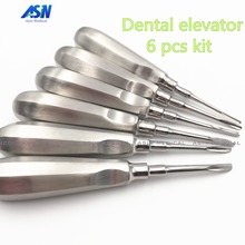 6 pcs/ kit Dental Surgical Instrument Tools Stainless Steel Sterile Dental Hexagon Handle Teeth Root Apical Elevators 2024 - buy cheap