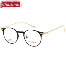 Retro Women and Men Alloy Eyeglasses Vintage Style Round Frame for Students Fashion Vintage Eyewear Frames for Teens 2024 - buy cheap