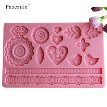 Molde de decoración para Fondant de Chocolate, accesorios de cocina para hornear, molde de pastelería, forma de botón variada, regalo, 04012 2024 - compra barato