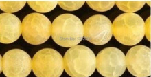 ! Fashion Style diy 6mm  Yellow Frost carnelian Onyx chalcedony Round Loose Bead 15" 2pcs/lot fashion jewelry    JT6235 2024 - buy cheap