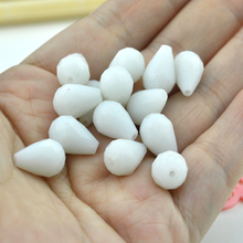 295pcs/lot Faceted 8x11mm Teardrop Crystal Glass White Porcelain Bead Drop Beads For DIY Jewelry Making Drop Crystal Bead 2024 - buy cheap