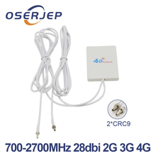 Antena de roteador crc9 ts9 sma, anetnna com cabo de 3m para modem 3g 4g lte 2024 - compre barato