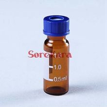 10pcs 2ML Brown Graduated Round Injection Glass Vial with Center Screw Cap 2CC Transparent Liquid Glass Containers 2024 - buy cheap