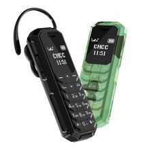 KK2 Pocket Wireless Bluetooth Magic Voice Mobile Phone Headphone Dialer Smallest Cell Phone Magic Voice Russian Keyboard PK KK1 2024 - buy cheap