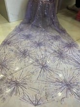 best quality JIANXI.C-1513 embroidered tulle lace fabric Nigerian french tulle lace fabric with beads 2024 - buy cheap