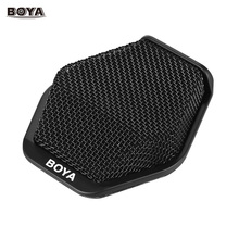 BOYA BY-MC2 суперкардиоидный конденсаторный микрофон для конференц-связи с аудиоразъемом 3,5 мм и USB-интерфейсом 5 В для конференц-зала 2024 - купить недорого