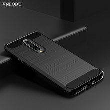 For Oneplus 7 Pro Case Shockproof Brushed Carbon Fiber Soft Bumper Case Cover for One Plus 7 Pro Silicone Back Cover Coque 2024 - buy cheap