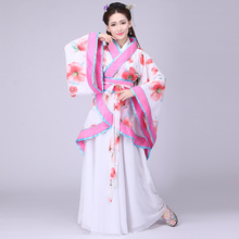 Fantasia de dança guzheng, roupa feminina de princesa para dança folclórica, traje tradicional 2024 - compre barato