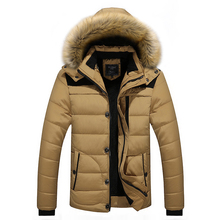 Брендовые мужские куртки и пальто, зимняя мужская куртка-пуховик с капюшоном, негабаритная, недорогая мужская куртка-ветровка, теплая зимняя парка 2024 - купить недорого
