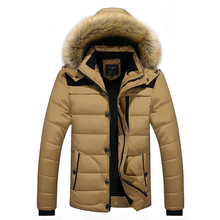 Marca dos homens jaquetas e casacos de inverno pato para baixo jaqueta homens oversized barato com capuz blusão masculino grosso quente inverno parka 2024 - compre barato