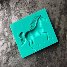 Horse Cake Tool  baking silicone mold hightemperature DIY chocolate cake decoration fondant Epoxy silicone mold J057 2024 - buy cheap