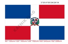 KAFNIK,free shipping 90x150cm/128*192cm/160*240cm/192*288cm big flags Dominican Flags for Indoor Outdoor Decorative 2024 - buy cheap
