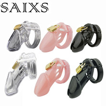 Plastic Penis cage Male chastity Cock cage Chastity Belt device penis lock cb6000 penis cage with 5 rings Drop shipping 2024 - buy cheap