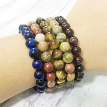 MG0425 High Quality Bracelet Set Natural Gem Stone Energy Power Bracelet Tiger Eye Stone Picasso Jaspers Bracelet 2024 - buy cheap