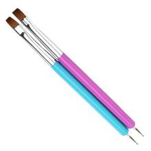 1pc Pro Double-Ends Nail Art Pen Painting Drawing Dotting UV Gel Polish Brush Tools Multifunction Nail Art Dotting Tool 2024 - buy cheap