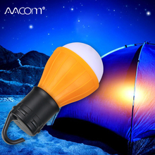 Portable LED Camping Lantern Waterproof AAA Battery Powered LED Diode Tent Lamp Outdoor Hiking Emergency Light Bulb 2024 - buy cheap
