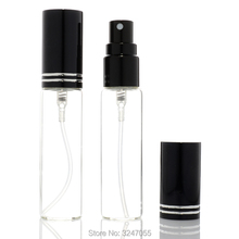 10ML 50pcs/lot Empty Glass Clear Perfume Bottle, Cosmetic Toner Spray Package, DIY Vial Atomizer, Portable Travel Scent Bottle 2024 - buy cheap