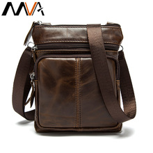 WVA Cow Genuine Leather Messenger Bags Men Shoulder Bag Male Travel Business Crossbody Bags for Men Man Small Bag Handbags bolsa 2024 - buy cheap