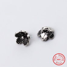 UQBing 925 Sterling Silver Vintage Tiny Flower Retro Charms Jewelry Gifts 2024 - buy cheap