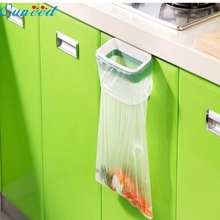 Ouneed 12.5 x 22cm Happy Gifts Amazing Hanging Kitchen Cupboard Cabinet Tailgate Stand Storage Garbage Bags Rack 2024 - buy cheap