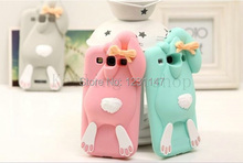 Cute 3D rabbit Case For Samsung galaxy S3 Siii i9300 i9308 Silicone Rubber Silicon Case Cover 2024 - buy cheap