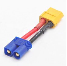 50 sets 50mm connector XT60 To EC3 12AWG Silicone wire for RC remote control model 2024 - buy cheap