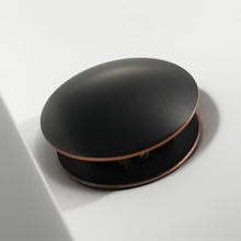 HIDEEP, оптовая и розничная продажа, масляная прорезиненная бронзовая черная раковина для ванной комнаты, переливной слив 2024 - купить недорого