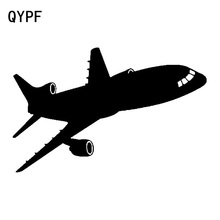 QYPF 17.6cm*11.1cm New Edition Civil Aviation Aircraft Manned Hold People Car Sticker Vinyl Decal Special Accessory C18-0715 2024 - buy cheap