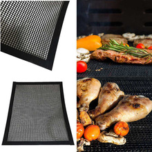 BBQ Grill Cover Mat Pad Reusable Non-stick PTFE Grilling Mesh for Indoor Outdoor BBQ Use BQ Gill Accessories Dropshipping 2024 - buy cheap