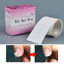 1 Roll Repair Nail Fiberglass Silk Wrap Self Adhesive Strengthening Tools White UV Gel Nail Art Tool Nail Forms Extension Tips 2024 - buy cheap