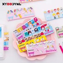 2pcs Cute Animals Mini Memo Pad Sticky Notes Paper Bookmark Kawaii Stationery Office School Supplies Message Post 2022 - buy cheap