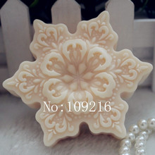 wholesale!!1pcs Six-corner Flower (zx90) Silicone Handmade Soap Mold Crafts DIY Mould 2024 - buy cheap