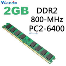 2GB DDR2 800MHZ DIMM PC2-6400 240Pin Memory RAM For AMD CPU Motherboard Desktop Computer 800D2N6/2G 2024 - buy cheap