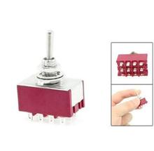 1pcs 6A/125VAC 2A/250VAC 12 Pin 4PDT ON/ON 2 Position Mini Toggle Switch LW 2024 - buy cheap