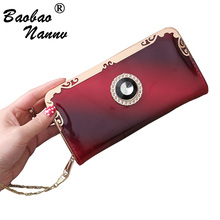 Wristband Chains Women Long Clutch Wallet New Large Capacity Wallets Female Purse Lady Purses Phone Pocket Vintage Card Holder 2024 - buy cheap