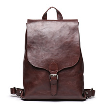 Nesitu-mochilas Vintage de piel auténtica para hombre y mujer, bolsos de viaje de piel auténtica, color marrón, café vegable, M9019 2024 - compra barato