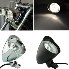 4.5'' Chrome Clear Lens Bullet Headlight Visor Head Light Lamp For Harley Custom Chopper Softail Sportster Bobber Dyna 2024 - buy cheap