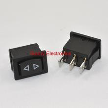 mini rocker switch,momentary 3pins rocker switch  (ON)-OFF-(ON) spring return 2024 - buy cheap